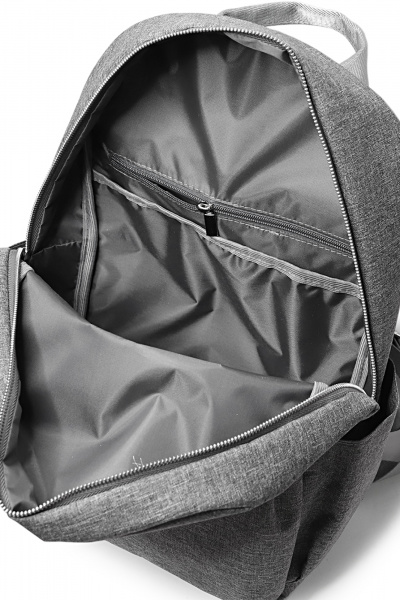 Рюкзак из текстиля с регулируемыми ремнями и карманами Galanteya 7123.23с841к45 серый_св. - фото 5