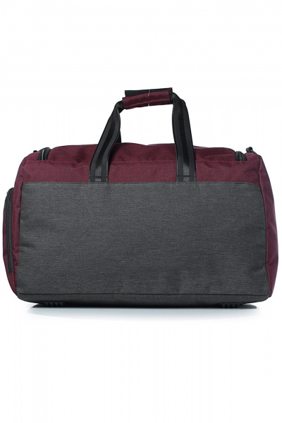 Класическая сумка из текстиля с плечевым ремнем красная Galanteya 9224.24с440к45 бордо/черный - фото 3