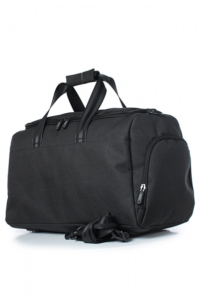 Стильная спортивная сумка из текстиля черная на плечо Galanteya 9224.24с440к45 черный - фото 1