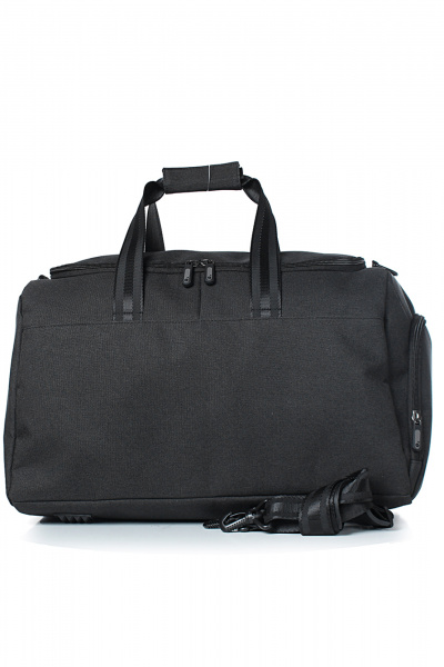 Стильная спортивная сумка из текстиля черная на плечо Galanteya 9224.24с440к45 черный - фото 2