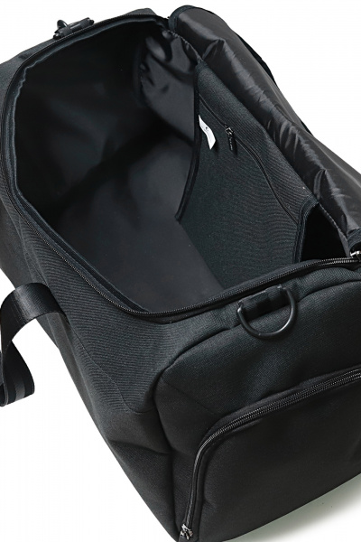 Стильная спортивная сумка из текстиля черная на плечо Galanteya 9224.24с440к45 черный - фото 5