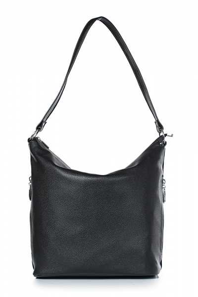 Круглогодичная экокожа сумка на каждый день черная Galanteya 9824.24с445к45 черный - фото 2