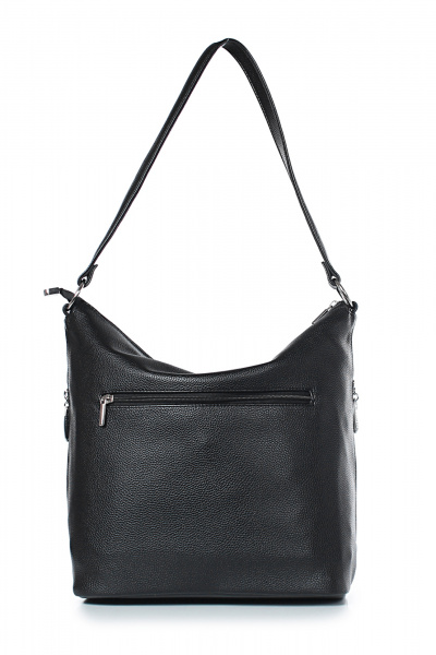 Круглогодичная экокожа сумка на каждый день черная Galanteya 9824.24с445к45 черный - фото 3