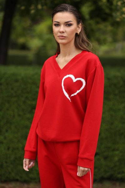 Демисезонный трикотажный джемпер с классическим стилем LARICI 6054 - фото 1