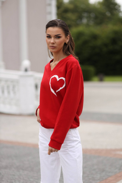 Демисезонный трикотажный джемпер с классическим стилем LARICI 6054 - фото 2