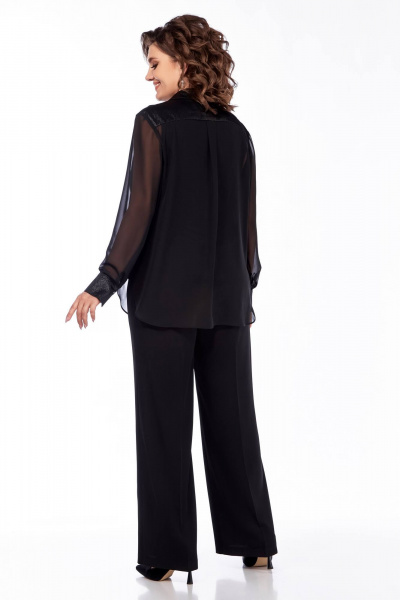 Трехпредметный нарядный комплект из бархата Ольга Стиль С-866 - фото 4