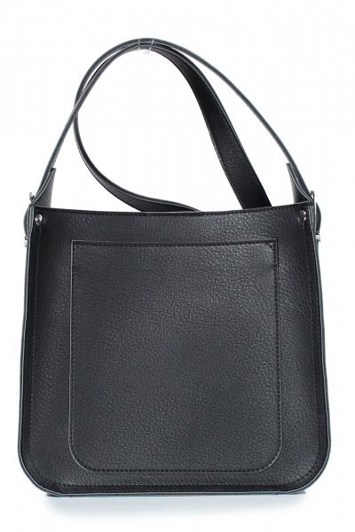 Демисезонные черные экокожаные сумки на молнии и ремне Galanteya 48523.24с288к45 черный - фото 2