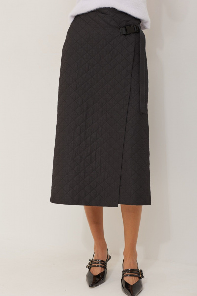 Юбка А-силуэта из плательно-костюмной ткани Lyushe 3950 - фото 5