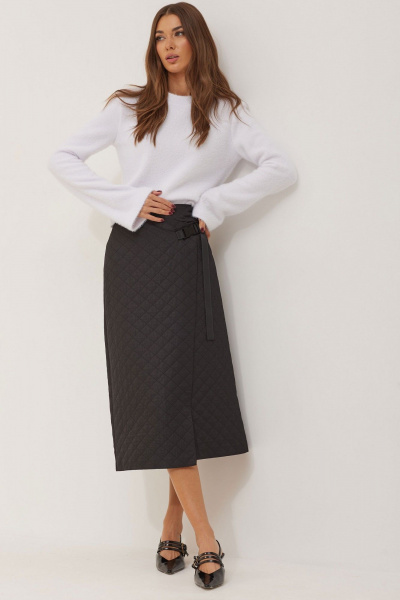 Юбка А-силуэта из плательно-костюмной ткани Lyushe 3950 - фото 3