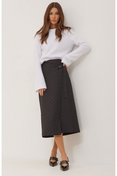 Юбка А-силуэта из плательно-костюмной ткани Lyushe 3950 - фото 1