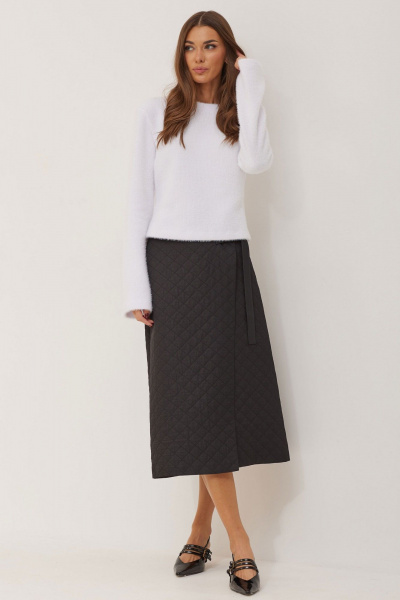 Юбка А-силуэта из плательно-костюмной ткани Lyushe 3950 - фото 2