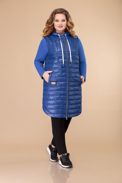 Брюки, жилет, туника Svetlana-Style 1490 черный+синий - фото 2