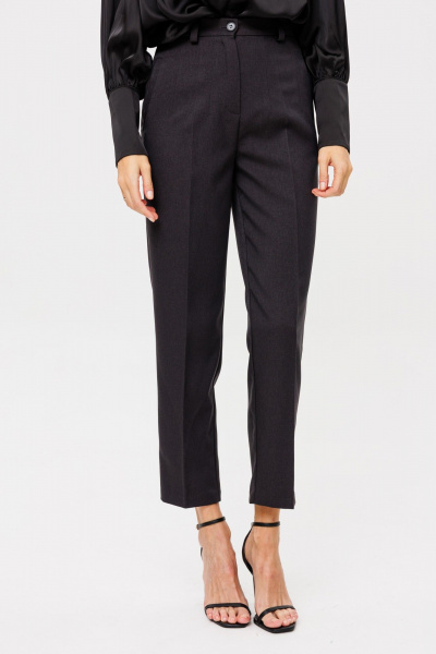 Брюки классические со стрелками и высокой посадкой THE NAME 2350 графит - фото 2