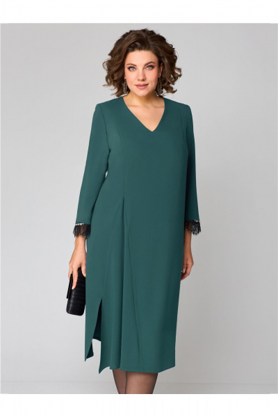 Платье Мишель стиль 1228 зеленый_опал - фото 8