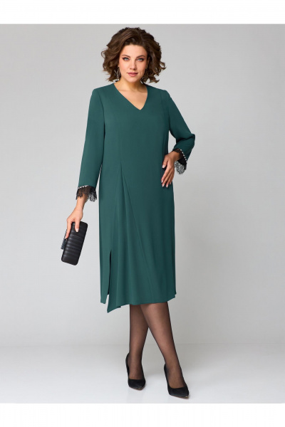 Платье Мишель стиль 1228 зеленый_опал - фото 6