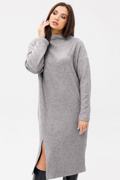 Платье Ma Сherie 4091 серый - фото 4