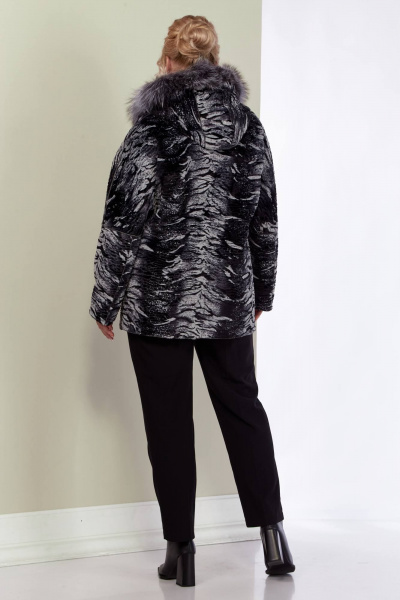 Дубленка женская двусторонняя с меховой опушкой Shetti 2158 изумруд - фото 8