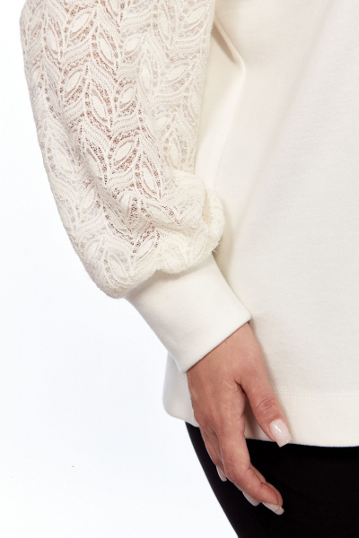 Демисезонный джемпер свободного силуэта с кружевом Jurimex 3216 - фото 5
