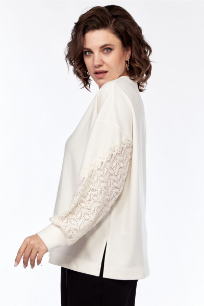 Демисезонный джемпер свободного силуэта с кружевом Jurimex 3216 - фото 3