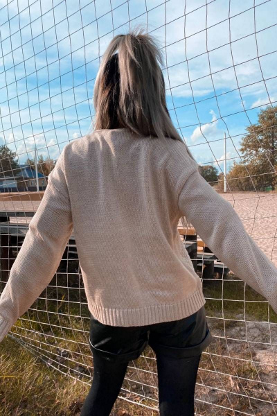 Джемпер Romgil 496-5ТЗ бежевый - фото 2