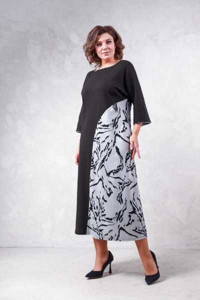 Легкое платье из трикотажа до икры Avanti 1662-1 - фото 3