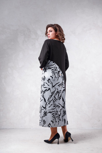 Легкое платье из трикотажа до икры Avanti 1662-1 - фото 2