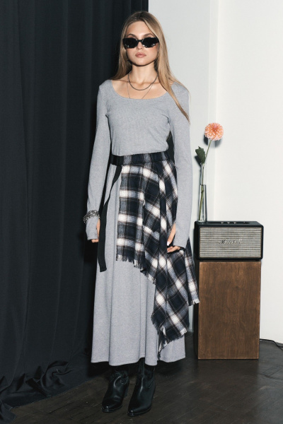 Юбка-аксессуар из мягкой фланели на резинке MilMil 1105-2 - фото 3