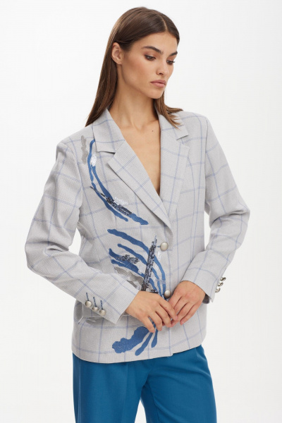 Брюки с завышенной посадкой и боковыми карманами NiV NiV fashion 3118 - фото 7