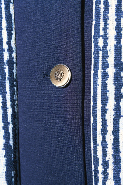 Кардиган прямого силуэта с металлическими пуговицами MilMil 1146_Оксфорд - фото 6