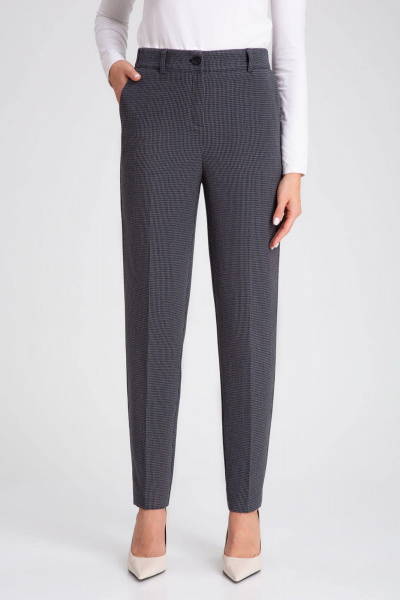 Деловой костюм с жилетом и классическими брюками IVARI 20403/1 гусиная_лапка - фото 5