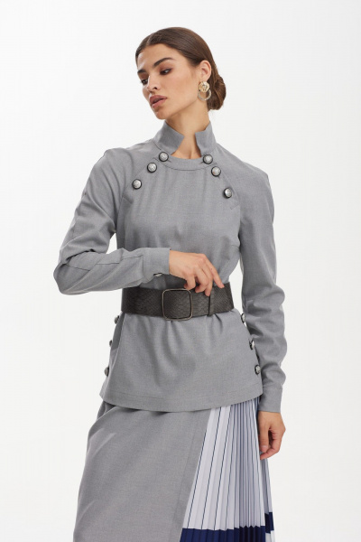 Юбка длины миди с гофре из текстиля NiV NiV fashion 3152/1 - фото 4