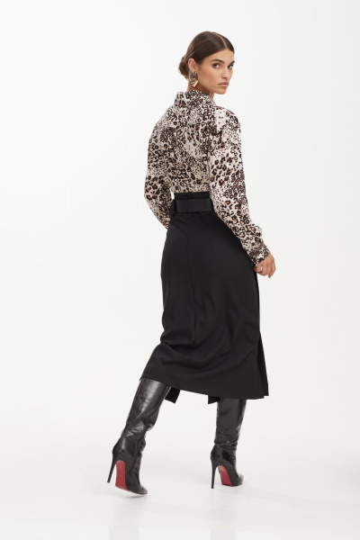 Круглогодичная рубашка из текстиля с фигурным низом NiV NiV fashion 3153 - фото 17