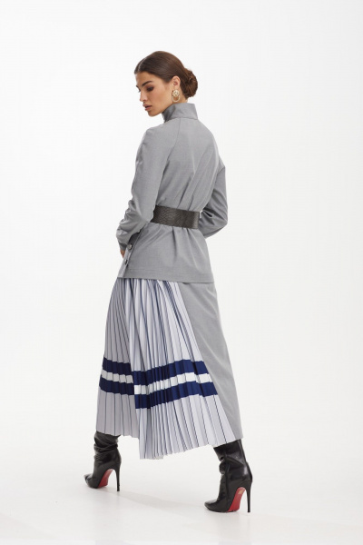 Джемпер прямой из костюмной ткани с пуговицами NiV NiV fashion 3157/1 - фото 12