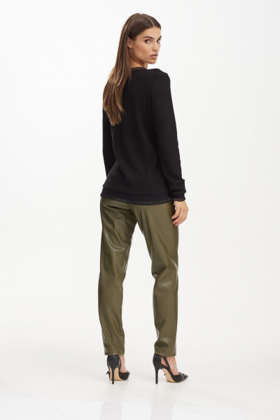 Джемпер из вязаного трикотажа с вышивкой и довязом NiV NiV fashion 3164 - фото 9