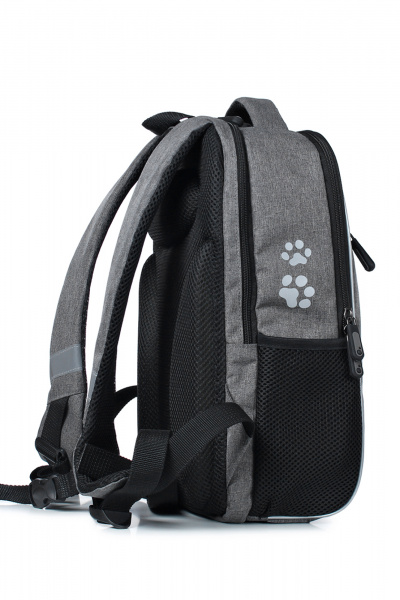 Рюкзак на одно отделение со стяжным ремнем и ручкой-петлей Galanteya 41223.24с85к45 серый_св. - фото 4