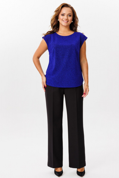 Блуза, брюки Mubliz 218 василек - фото 9