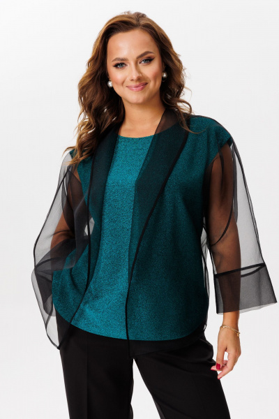 Блуза, брюки Mubliz 218 зеленый - фото 16