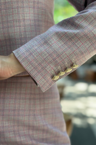 Короткий жакет в стиле Шанель из текстиля Garsonnier 130012.058 - фото 7