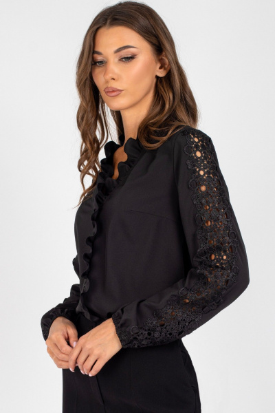 Блуза VIZAVI 652.2 черный - фото 8