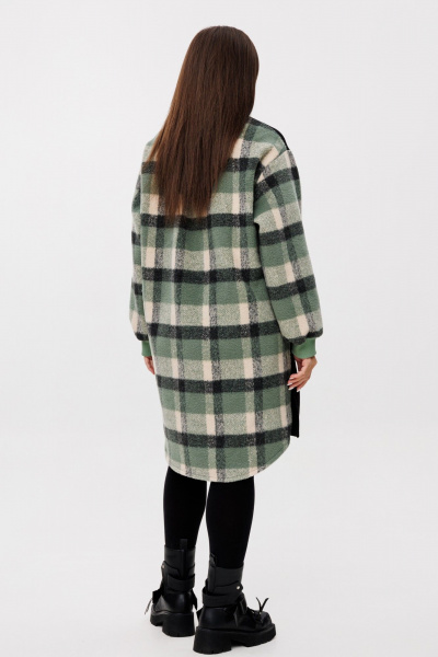 Платье Michel chic 2159 зеленый-клетка - фото 6