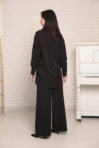 Демисезонная oversize рубашка из ткани хлопок для офиса и прогулок Gold Style 2497 - фото 5