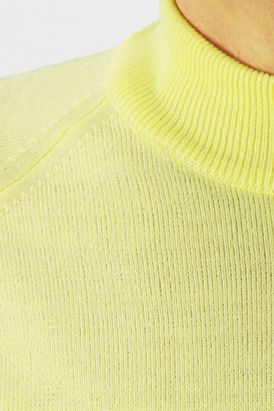 Жёлтый свитер из трикотажа с регланом для повседневной носки Полесье С3316-15 5С1754-Д43 158,164 шампанское - фото 3