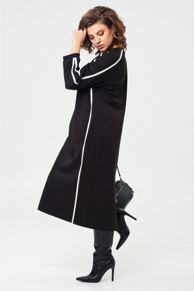 Платье из трикотажа с кантами и фигурным вырезом, на каждый день Aira Style 24411 - фото 10