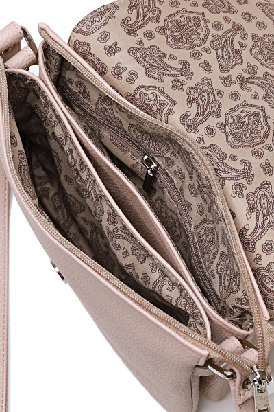 Классический женский комплект из пайеток: блузка и брюки Galanteya 41923.23с1186к45 бежевый - фото 5