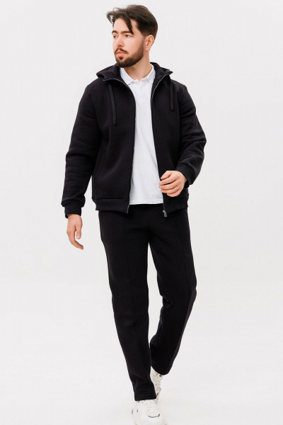 Демисезонный спортивный костюм с капюшоном из хлопка и трикотажа GO m3085/40-02.182-188 - фото 5