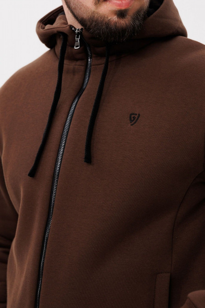 Спортивный костюм с стрелками и капюшоном из хлопка и трикотажа GO m3085/23-03.182-188 - фото 4