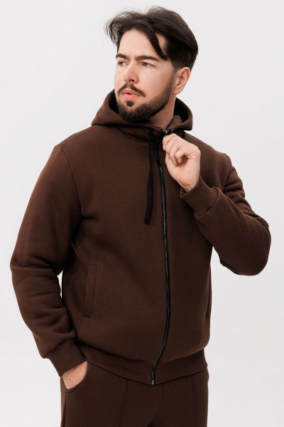 Спортивный костюм с стрелками и капюшоном из хлопка и трикотажа GO m3085/23-03.182-188 - фото 3