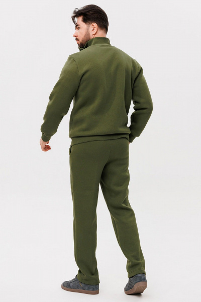 Удобный спортивный костюм из трикотажа и хлопка с логотипом GO m3086/28-02.182-188 - фото 2