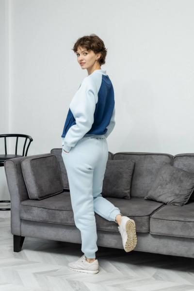 Брюки, бомбер Twok 300805 индиго/эверест - фото 6