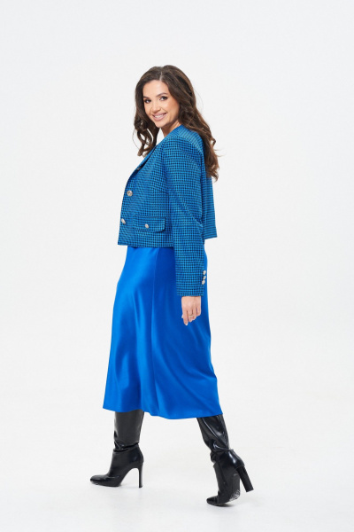 Жакет из костюмной ткани с прорезными клапанами и пуговицами Takka Plus 24-244 - фото 23